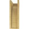 Ekena Millwork 6"W x 12"D x 18"H Classic Olympic Rough Cedar Woodgrain TimberThane Corbel, Primed Tan CORUR06X12X18OLYRCPR - alternate 2